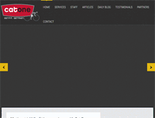Tablet Screenshot of catonefitness.com